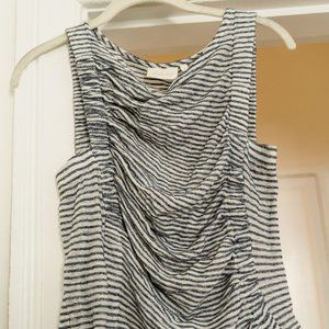 Deletta Medium Striped Romantic Top